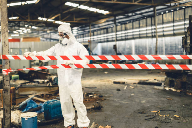Professional Crime Scene Cleanup technician working in Port O'Connor, TX